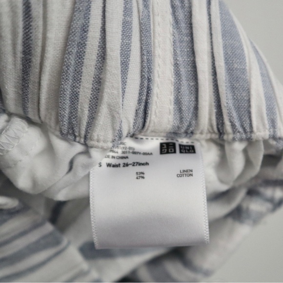 Uniqlo striped cotton-linen shorts - Picture 4 of 4